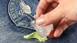 how to remove gum from clothing