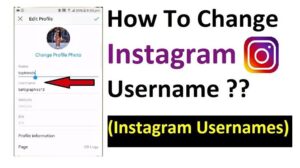 How to Change IG Username
